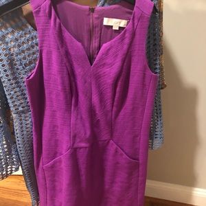 Anne Taylor loft purple dress
